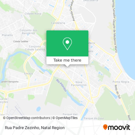 Mapa Rua Padre Zezinho