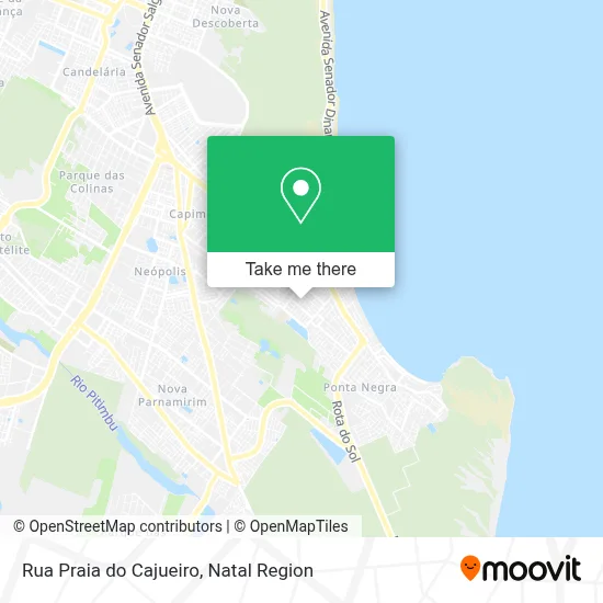 Rua Praia do Cajueiro map