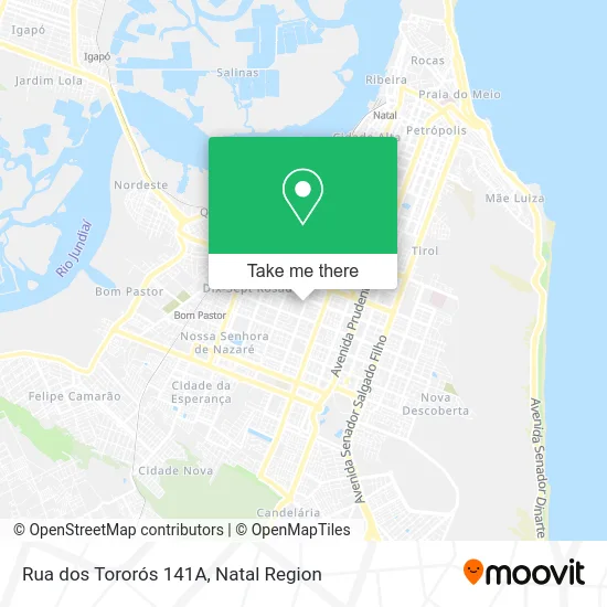 Rua dos Tororós 141A map