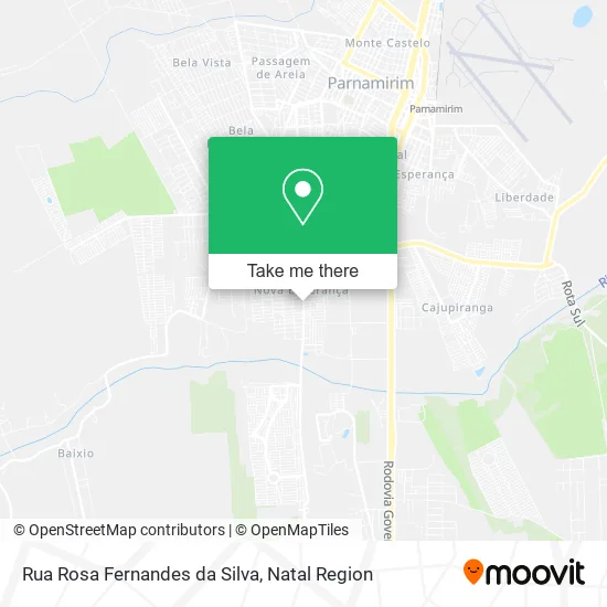 Rua Rosa Fernandes da Silva map