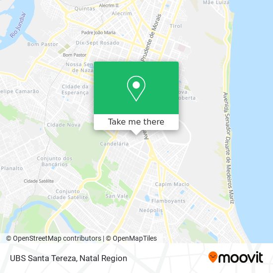 Mapa UBS Santa Tereza