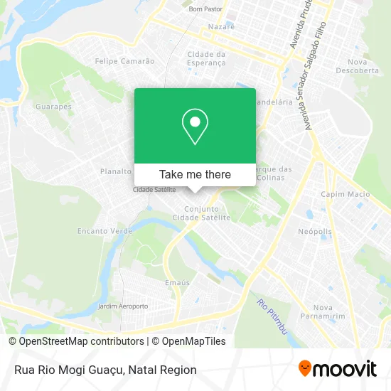 Rua Rio Mogi Guaçu map