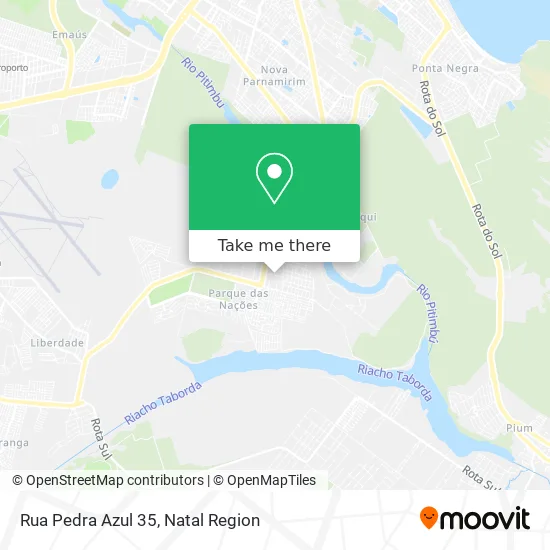 Rua Pedra Azul 35 map