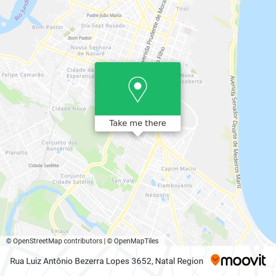 Rua Luiz Antônio Bezerra Lopes 3652 map