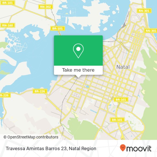 Travessa Amintas Barros 23 map