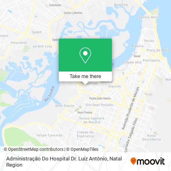 Mapa Administração Do Hospital Dr. Luiz Antônio