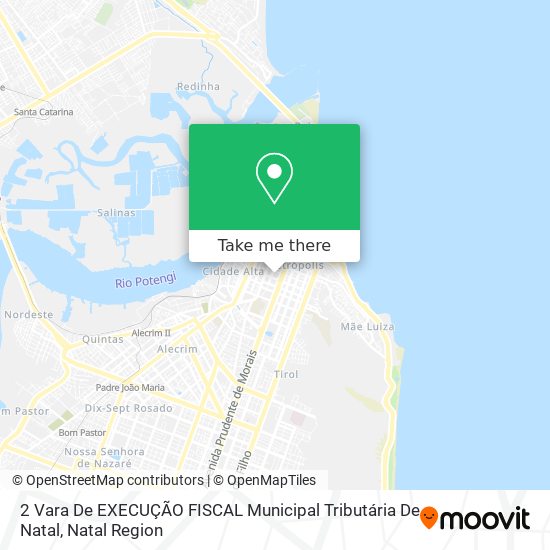 2 Vara De EXECUÇÃO FISCAL Municipal Tributária De Natal map