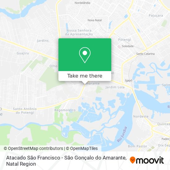 Atacado São Francisco  - São Gonçalo do Amarante map