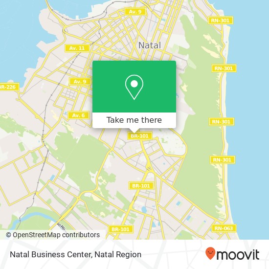 Natal Business Center map