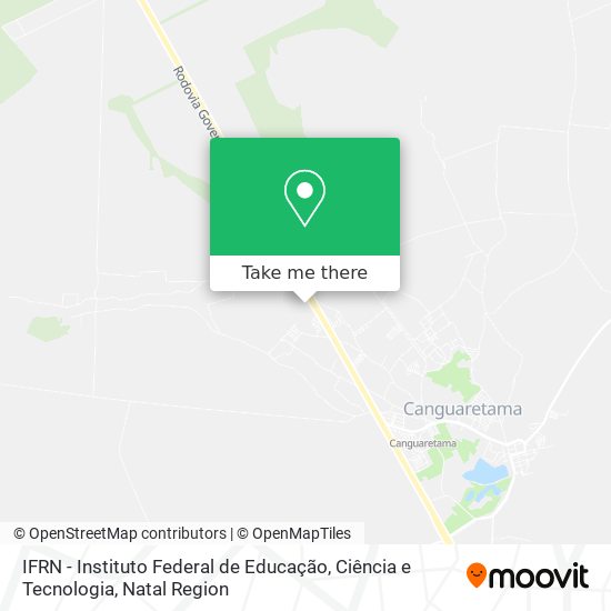 IFRN - Instituto Federal de Educação, Ciência e Tecnologia map
