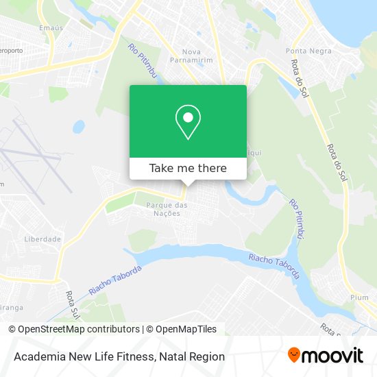 Academia New Life Fitness map