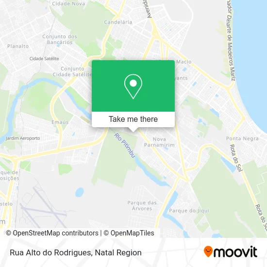 Rua Alto do Rodrigues map