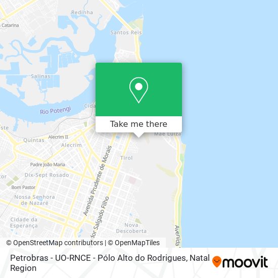 Petrobras - UO-RNCE - Pólo Alto do Rodrigues map