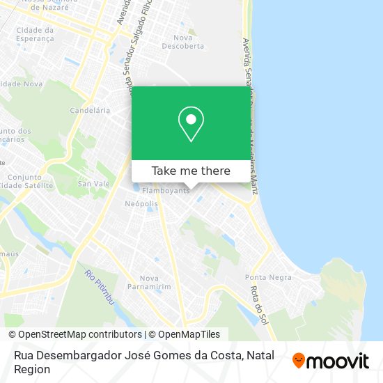 How to get to Rua Desembargador José Gomes da Costa in Capim Macio by Bus?