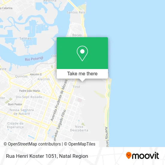 Rua Henri Koster 1051 map