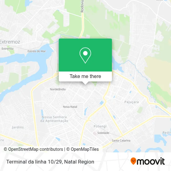 Terminal da linha 10/29 map