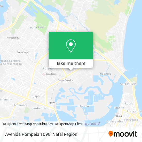 How to get to Avenida Pompéia 1098 in Potengi by Bus or Train?