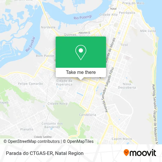 Parada do CTGAS-ER map