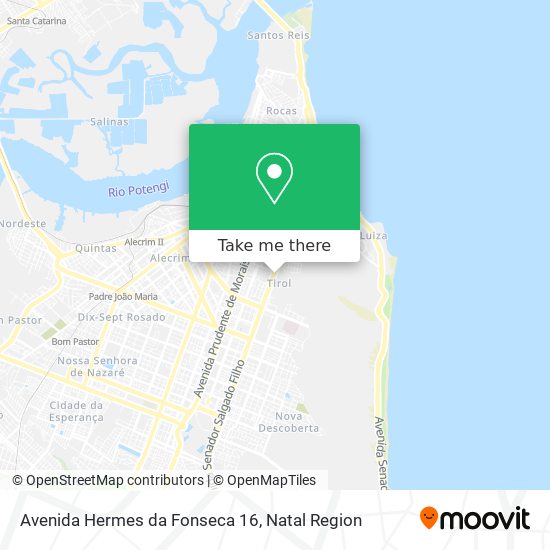 Mapa Avenida Hermes da Fonseca 16