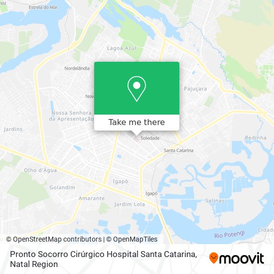 Pronto Socorro Cirúrgico Hospital Santa Catarina map