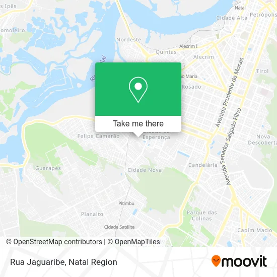 Rua Jaguaribe map