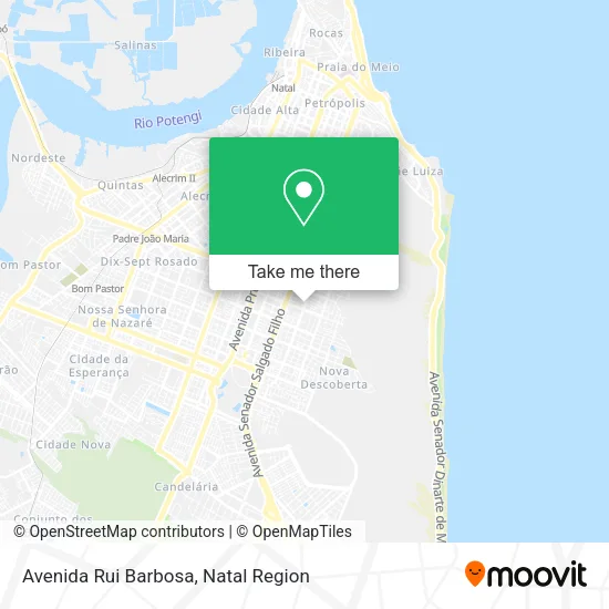 Avenida Rui Barbosa map