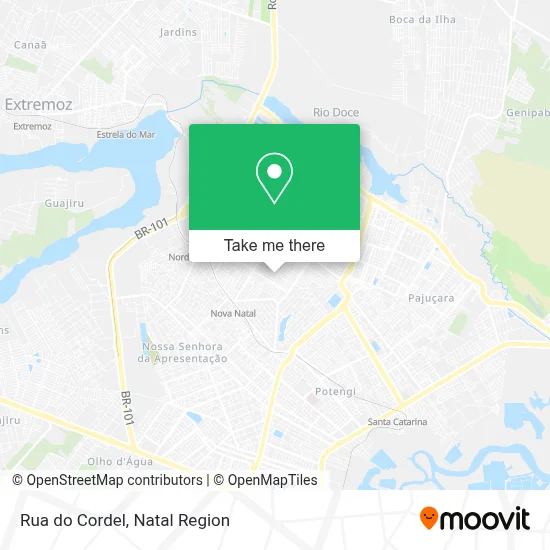 Rua do Cordel map