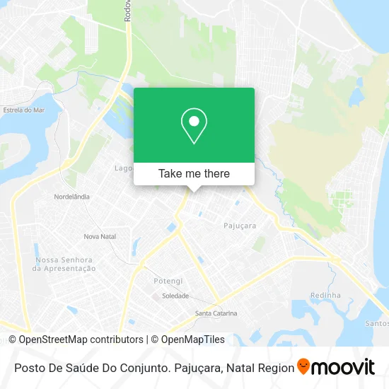 Mapa Posto De Saúde Do Conjunto. Pajuçara