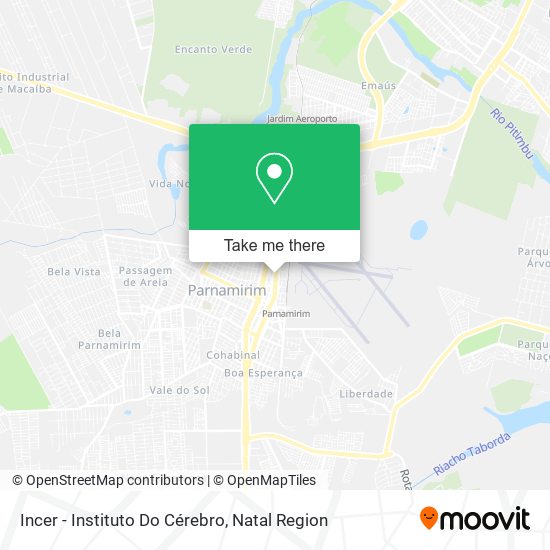 Incer - Instituto Do Cérebro map