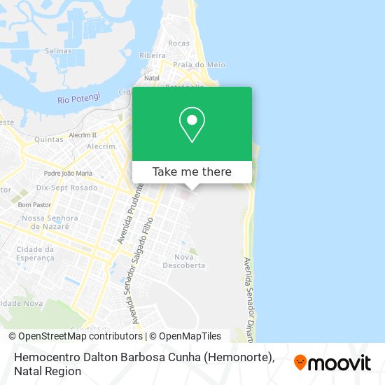 Hemocentro Dalton Barbosa Cunha (Hemonorte) map