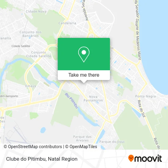 Mapa Clube do Pitimbu