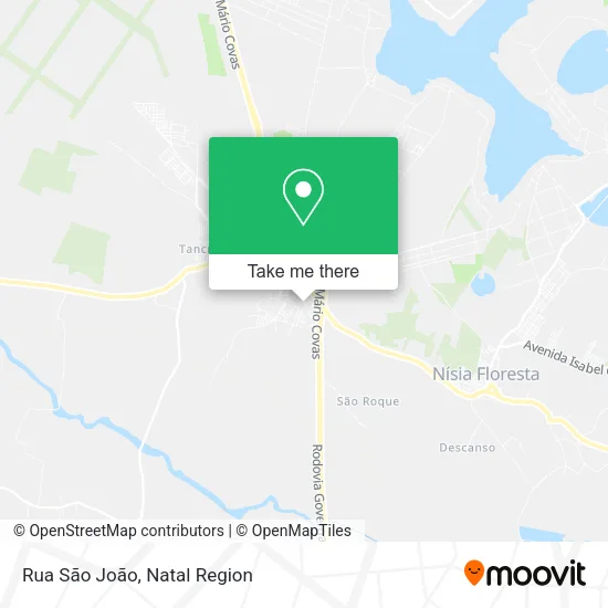 Rua São João map