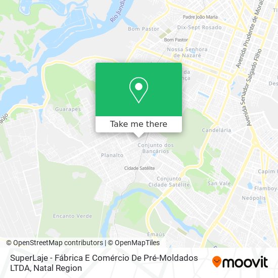 Mapa SuperLaje - Fábrica E Comércio De Pré-Moldados LTDA