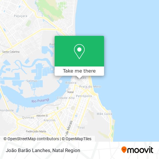 João Barão Lanches map