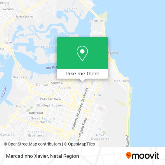 Mercadinho Xavier map