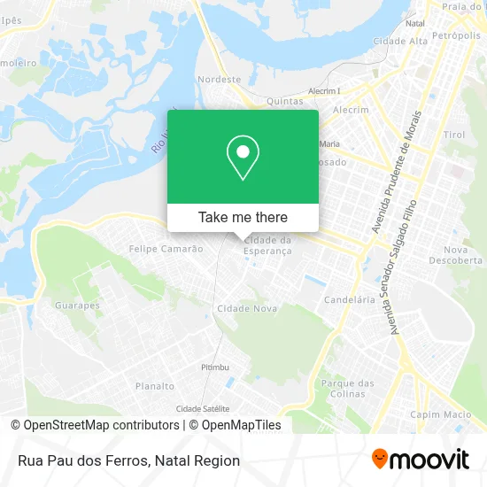 Rua Pau dos Ferros map