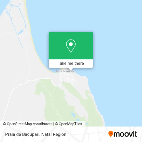 Praia de Bacupari map
