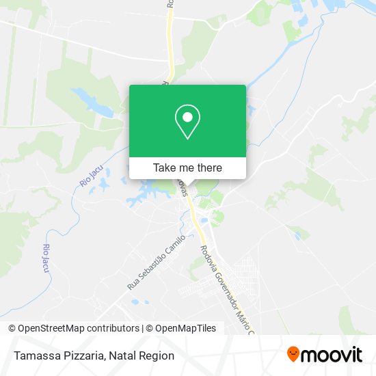 Tamassa Pizzaria map