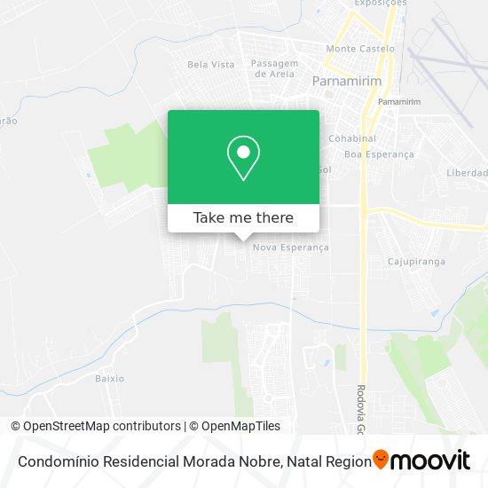 Mapa Condomínio Residencial Morada Nobre