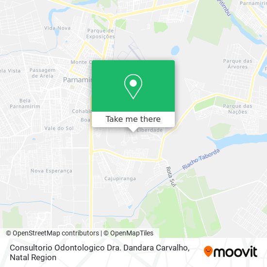 Consultorio Odontologico Dra. Dandara Carvalho map