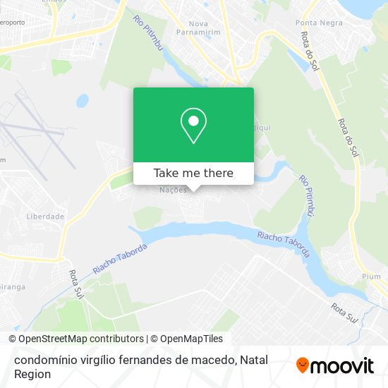 condomínio virgílio fernandes de macedo map