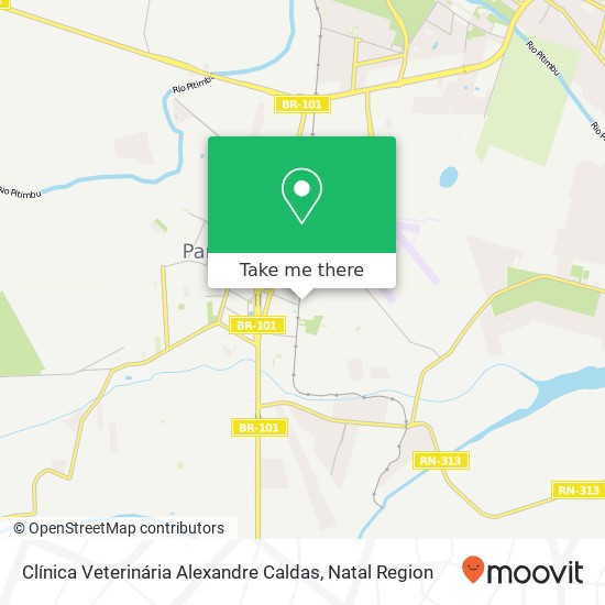 Clínica Veterinária Alexandre Caldas map