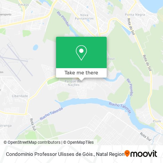 Condomínio Professor Ulisses de Góis. map