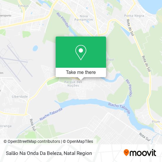 Salão Na Onda Da Beleza map