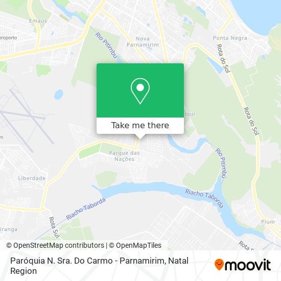 Paróquia N. Sra. Do Carmo - Parnamirim map