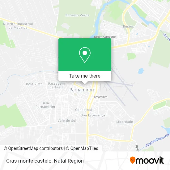 Cras monte castelo map