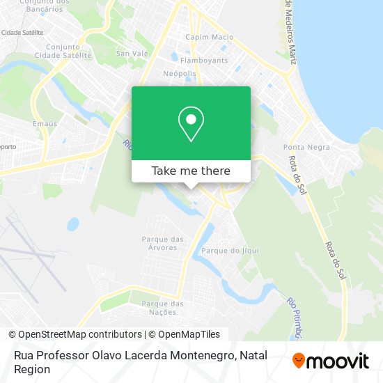 Rua Professor Olavo Lacerda Montenegro map