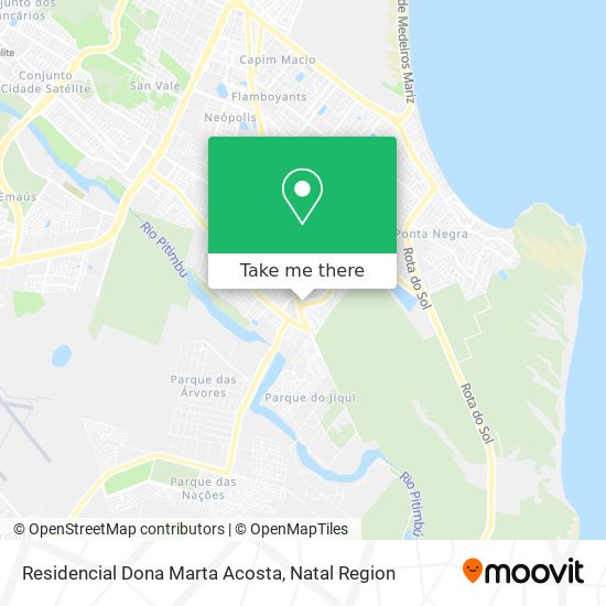 Residencial Dona Marta Acosta map