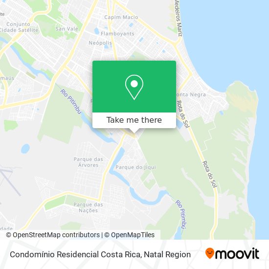 Mapa Condomínio Residencial Costa Rica