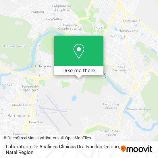 Laboratório De Análises Clínicas Dra Ivanilda Quirino map